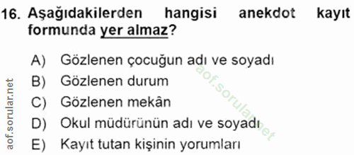 Soru 16