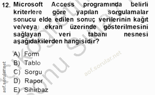 Soru 12
