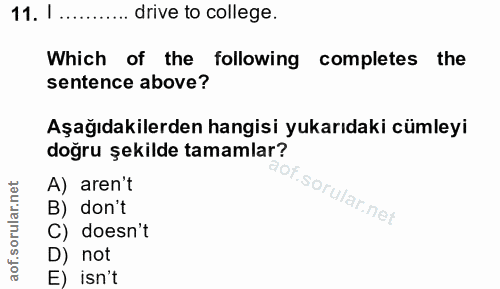 Soru 11