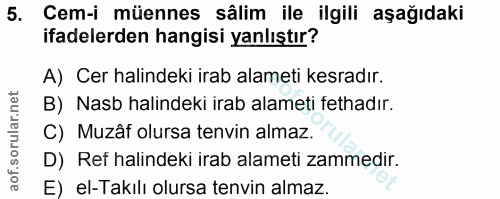 Soru 5