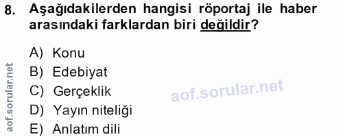 Soru 8