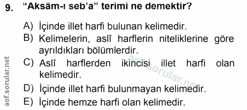 Soru 9