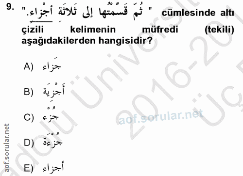 Soru 9