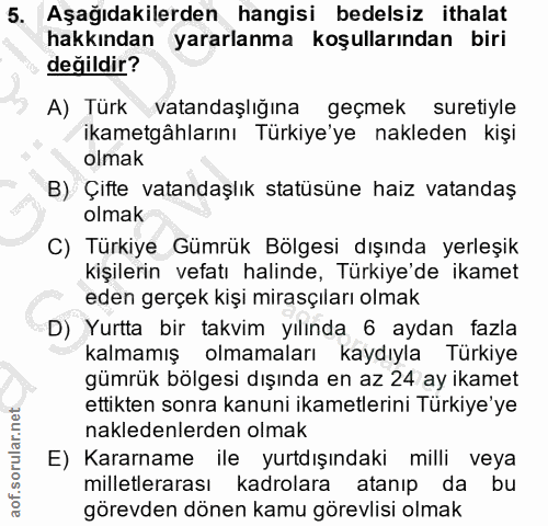 Soru 5
