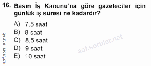 Soru 16