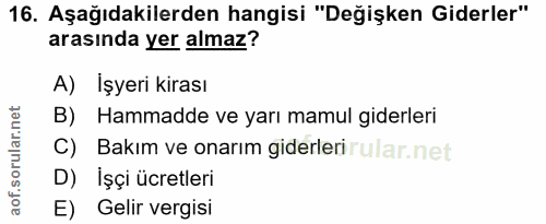 Soru 16