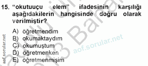 Soru 15