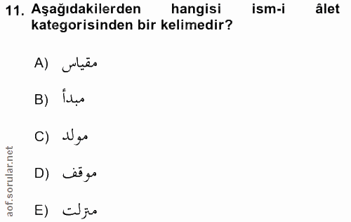 Soru 11