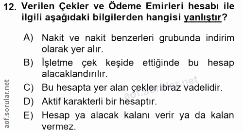 Soru 12