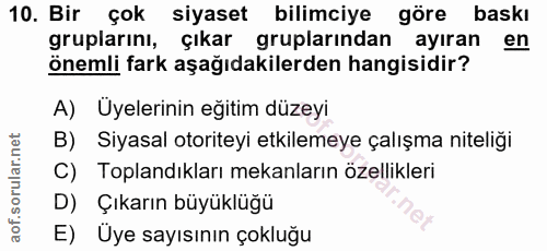 Soru 10