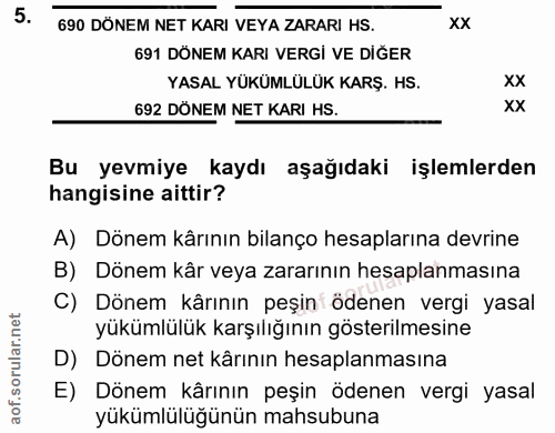 Soru 5