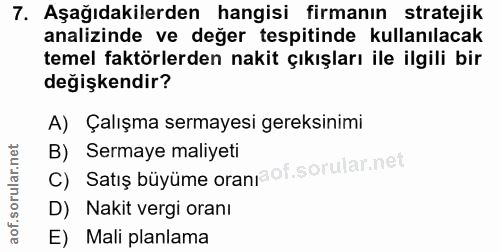 Soru 7