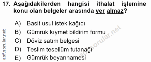Soru 17