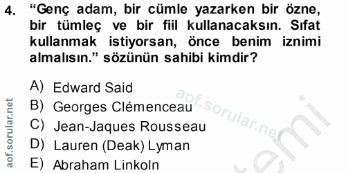 Soru 4