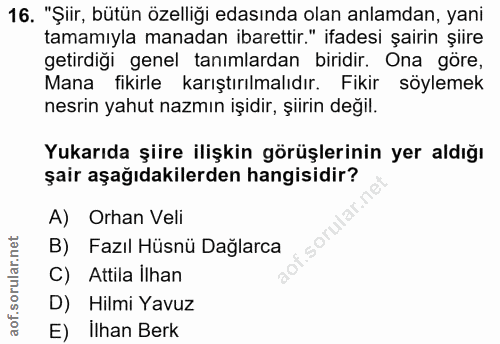 Soru 16