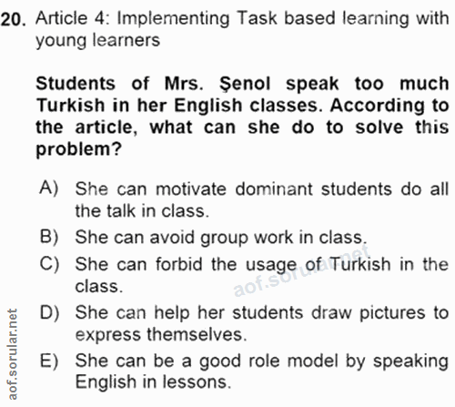 Soru 20
