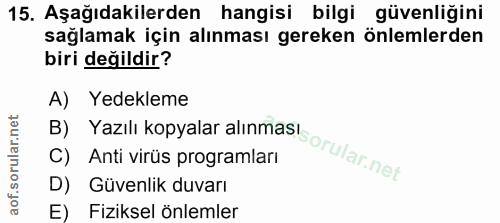 Soru 15