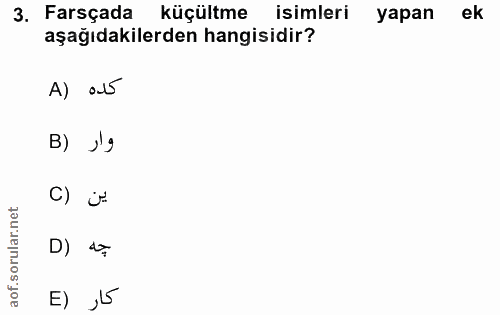 Soru 3