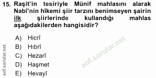 Soru 15