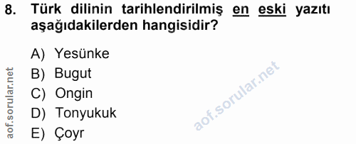 Soru 8