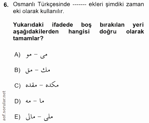 Soru 6