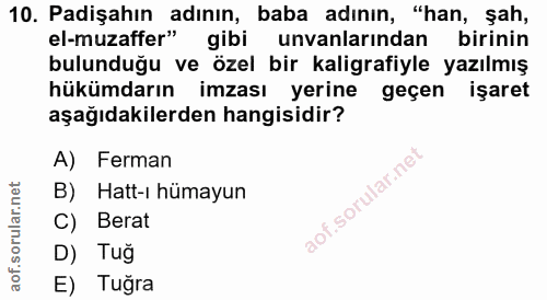 Soru 10