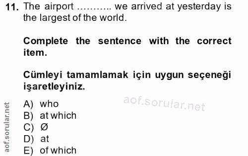 Soru 11