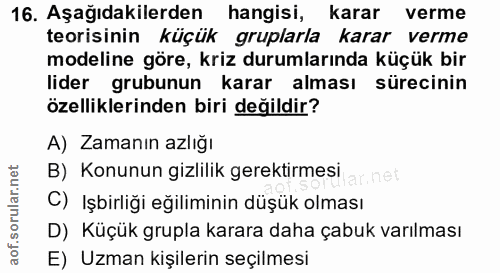 Soru 16