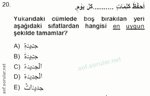 Soru 20