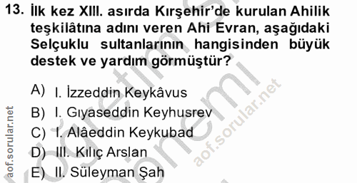 Soru 13