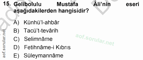 Soru 15