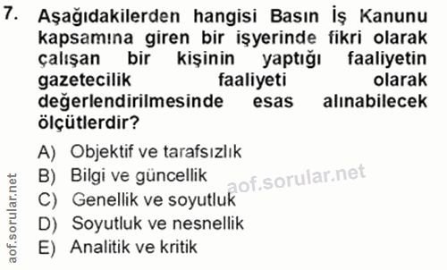 Soru 7