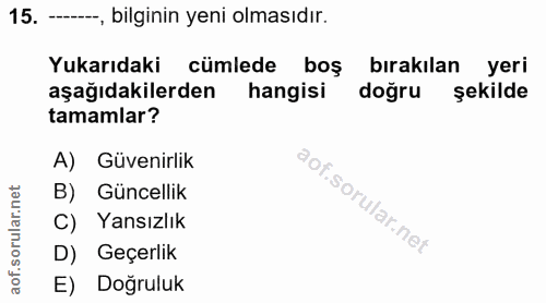 Soru 15