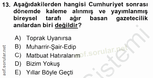 Soru 13