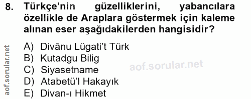 Soru 8