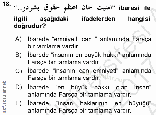 Soru 18