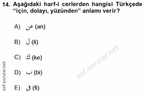 Soru 14