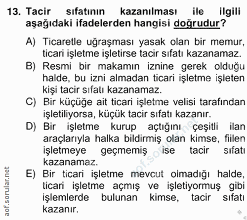 Soru 13