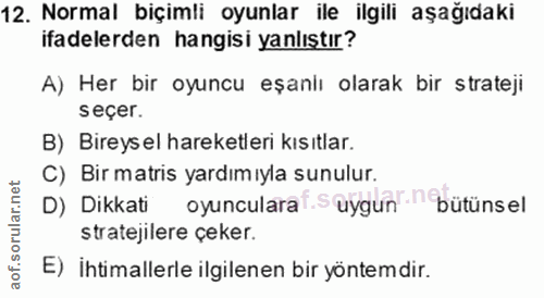 Soru 12