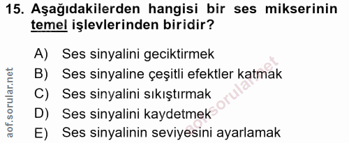 Soru 15