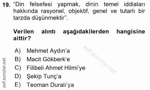 Soru 19