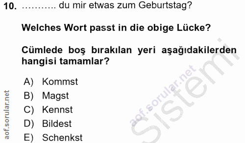 Soru 10