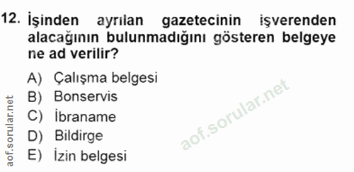Soru 12