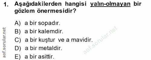 Soru 1