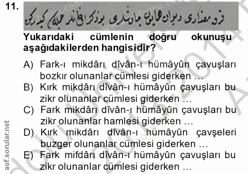 Soru 11