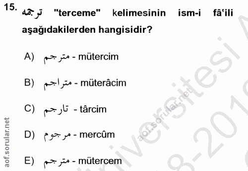 Soru 15