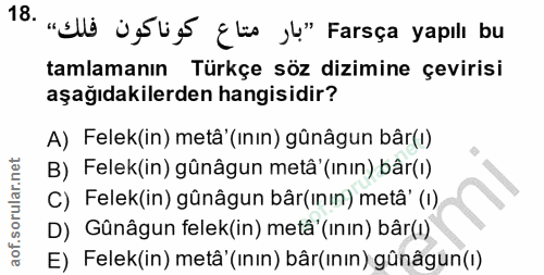 Soru 18