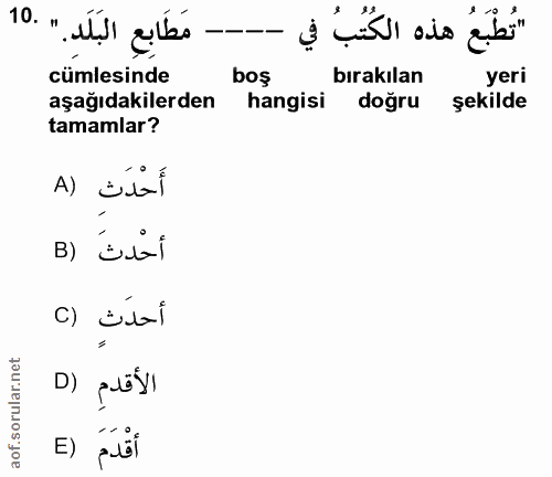 Soru 10