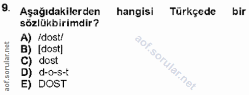Soru 9
