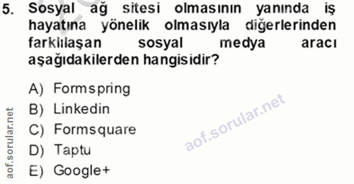 Soru 5